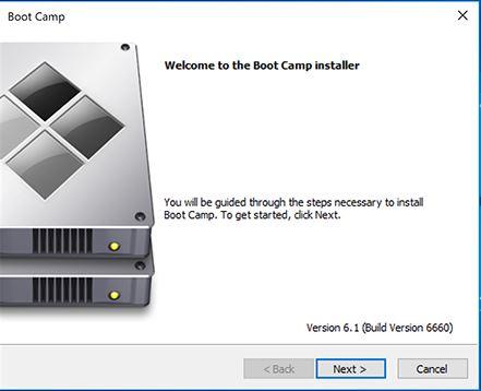 bootcamp installer disc could not be found